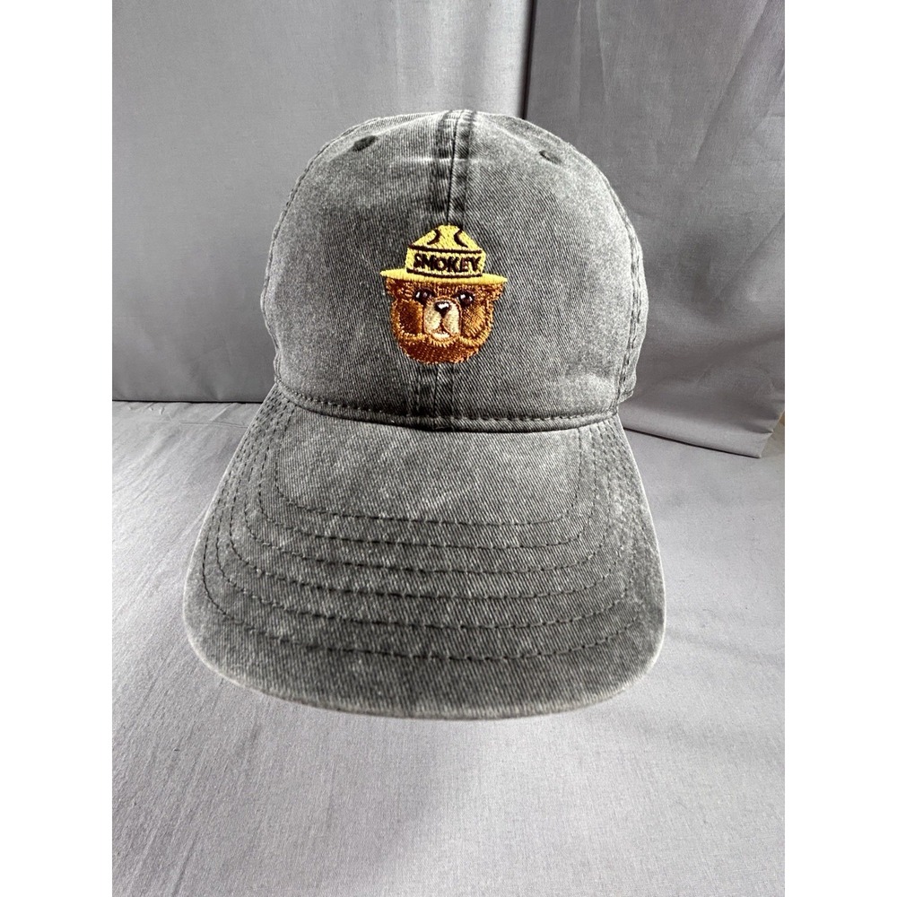 Mad Engine Smokey‎ The Bear Cap Hat Adjustable OSFM California Forest